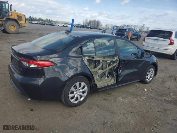 2022 Toyota Corolla LE with VIN 5YFEPMAE9NP380309, listed as a Copart auction lot 51292385 with 18,273 mi miles and Salvage Title. Bid and sale history available at carsss.com. Image 3.