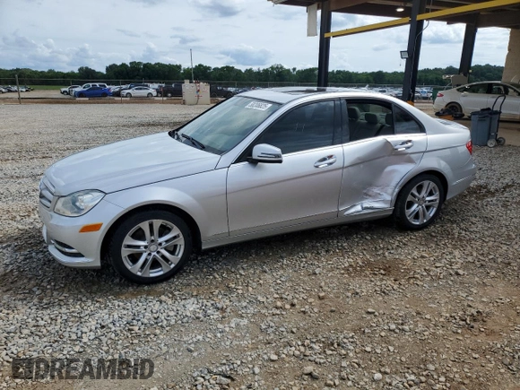 2014 Mercedes-Benz C 250 Sport with VIN WDDGF4HB1EA950028, listed as a Copart auction lot 58206825 with 105,523 mi miles and Salvage title. Bid and sale history available at DreamBid. Image 1.