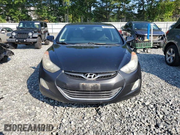 2012 Hyundai Elantra GLS with VIN 5NPDH4AE2CH074328, listed as a Copart auction lot 66679905 with 167,703 mi miles and Clean title. Bid and sale history available at DreamBid. Image 5.