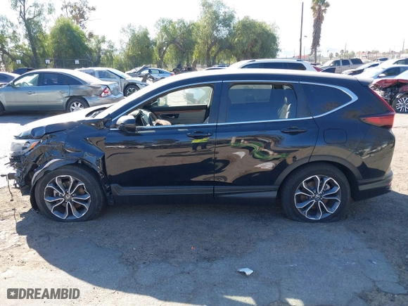 2022 Honda CR-V EX-L with VIN 5J6RW1H81NA009677, listed as a IAAI auction lot 41041869 with 1 mi miles. Bid and sale history available at carsss.com. Image 13.