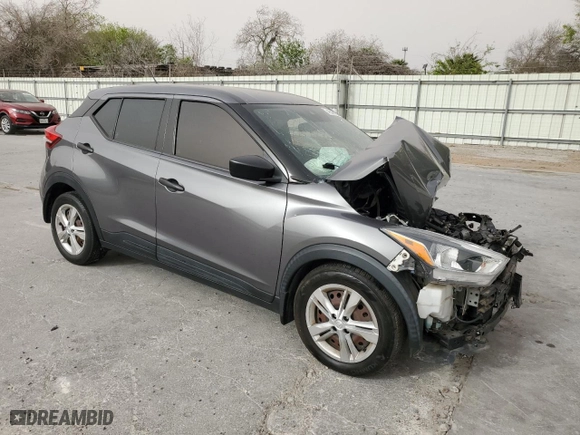 2020 Nissan Kicks S with VIN 3N1CP5BV5LL505363, listed as a Copart auction lot 49549155 with 0 mi miles and Salvage Title. Bid and sale history available at carsss.com. Image 4.
