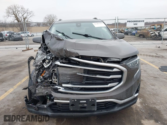 2020 GMC Terrain SLT with VIN 3GKALVEX9LL131034, listed as a IAAI auction lot 41487511 with 59,412 mi miles. Bid and sale history available at carsss.com. Image 13.