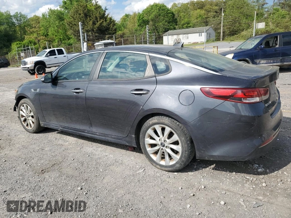 2018 Kia Optima LX with VIN 5XXGT4L33JG231140, listed as a Copart auction lot 55649125 with 110,102 mi miles and Clean Title. Bid and sale history available at carsss.com. Image 2.