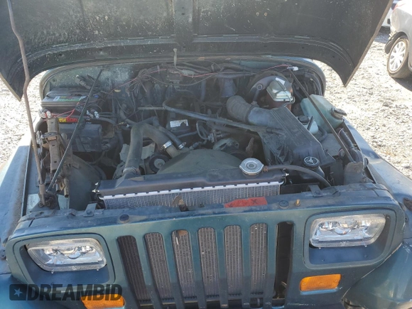 1995 Jeep Wrangler S with VIN 1J4FY19P8SP258828, listed as a Copart auction lot 81400024 with 165,662 mi miles and Salvage Title. Bid and sale history available at carsss.com. Image 12.