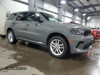 2023 Dodge Durango GT Plus with VIN 1C4RDJDG9PC687805, listed as a Copart auction lot 52167565 with 41,177 mi miles and Salvage Title. Bid and sale history available at carsss.com. Image 4.