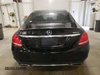 2015 Mercedes-Benz C 300 Luxury with VIN 55SWF4KB2FU066153, listed as a Copart auction lot 54046095 with 109,127 mi miles and Salvage Title. Bid and sale history available at DreamBid. Image 6.