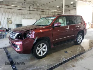 2010 Lexus GX 460 Premium with VIN JTJJM7FXXA5010784, listed as a Copart auction lot 60427195 with 113,532 mi miles and Salvage title. Bid and sale history available at DreamBid. Image 1.