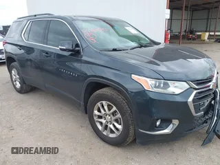 2019 Chevrolet Traverse LT Cloth with VIN 1GNERGKW6KJ286088, listed as a IAAI auction lot 42106045 with 93,302 mi miles and . Bid and sale history available at DreamBid. Image 1.