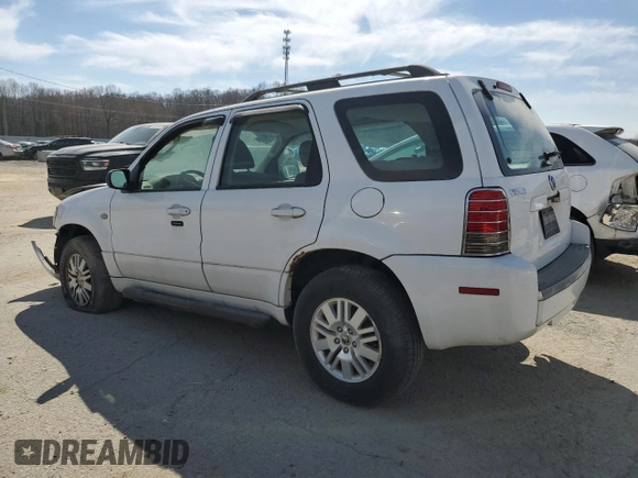 2005 Mercury Mariner Convenience с VIN 4M2YU56Z65DJ16579, выставлен на аукционе Copart как лот 48474465 с пробегом Не указан миль и На запчасти • Non repairable. История ставок и продаж доступна на DreamBid. Изображение 2.