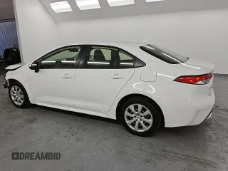 2020 Toyota Corolla LE with VIN JTDEPRAE7LJ025671, listed as a Copart auction lot 77439364 with 75,874 mi miles and Salvage Title. Bid and sale history available at carsss.com. Image 2.