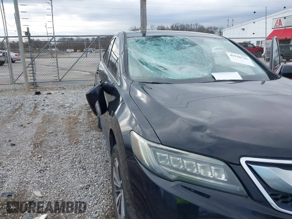 2016 Acura RDX Advance Pkg with VIN 5J8TB3H72GL009982, listed as a IAAI auction lot 41526743 with 155,910 mi miles. Bid and sale history available at carsss.com. Image 6.