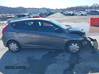 2014 Hyundai Accent GS with VIN KMHCT5AE9EU151393, listed as a IAAI auction lot 41571254 with 163,092 mi miles. Bid and sale history available at carsss.com. Image 14.