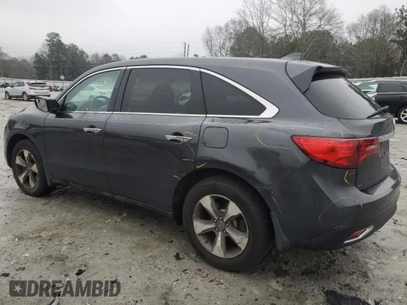 2016 Acura MDX with VIN 5FRYD3H25GB008653, listed as a Copart auction lot 42112005 with 139,712 mi miles and Salvage Title. Bid and sale history available at carsss.com. Image 2.