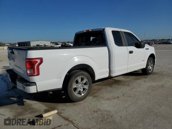 2015 Ford F-150 XL with VIN 1FTEX1CP7FKD96442, listed as a Copart auction lot 46820085 with 156,970 mi miles and Salvage Title. Bid and sale history available at carsss.com. Image 3.