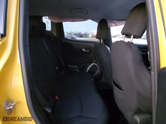2015 Jeep Renegade Latitude with VIN ZACCJABT6FPB41228, listed as a Copart auction lot 88312125 with 69,389 mi miles and Salvage Title. Bid and sale history available at carsss.com. Image 10.
