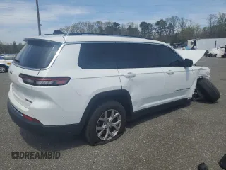 2023 Jeep Grand Cherokee Limited with VIN 1C4RJKBG7P8886517, listed as a Copart auction lot 54020775 with 54,270 mi miles and Non repairable. Bid and sale history available at DreamBid. Image 3.