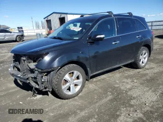 2010 Acura MDX with VIN 2HNYD2H29AH502540, listed as a Copart auction lot 48073355 with 185,389 mi miles and Salvage Title. Bid and sale history available at carsss.com. Image 1.