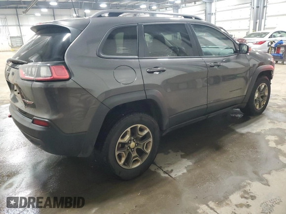 2019 Jeep Cherokee Trailhawk with VIN 1C4PJMBXXKD362555, listed as a Copart auction lot 88888565 with 120,673 mi miles and Salvage Title. Bid and sale history available at DreamBid. Image 3.