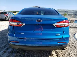 2019 Ford Fusion SE with VIN 3FA6P0HD7KR172841, listed as a Copart auction lot 49632224 with 53,338 mi miles and Salvage Title. Bid and sale history available at DreamBid. Image 6.