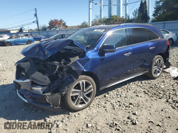 2018 Acura MDX w/Advance/Entertainment Pkg with VIN 5J8YD4H98JL004106, listed as a Copart auction lot 76923764 with 105,349 mi miles and Salvage Title. Bid and sale history available at carsss.com. Image 1.