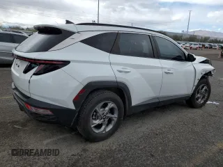 2022 Hyundai Tucson SEL with VIN 5NMJB3AE6NH029908, listed as a Copart auction lot 47943585 with 65,542 mi miles and Salvage Title. Bid and sale history available at carsss.com. Image 3.