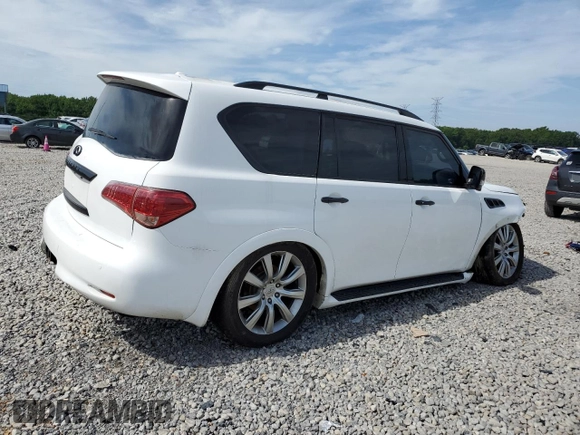 2011 Infiniti QX56 7-passenger with VIN JN8AZ2NE1B9004619, listed as a Copart auction lot 59404484 with 234,215 mi miles and Clean Title. Bid and sale history available at carsss.com. Image 3.