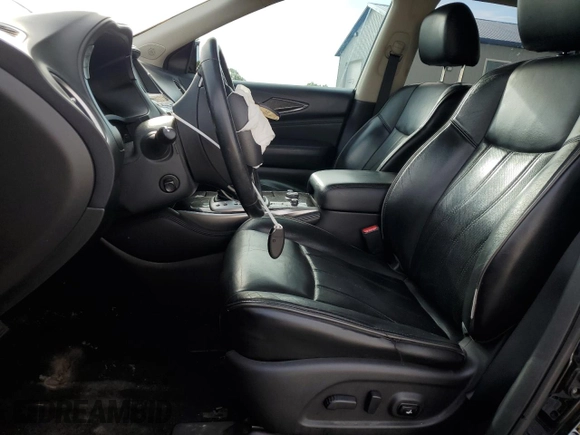 2015 Infiniti QX60 with VIN 5N1AL0MM9FC533833, listed as a Copart auction lot 56818725 with 160,761 mi miles and Salvage title. Bid and sale history available at DreamBid. Image 7.