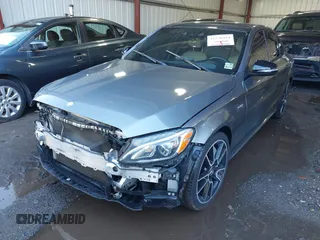 2017 Mercedes-Benz C 43 AMG with VIN 55SWF6EB6HU215805, listed as a IAAI auction lot 41536484 with 74,397 mi miles and . Bid and sale history available at DreamBid. Image 2.