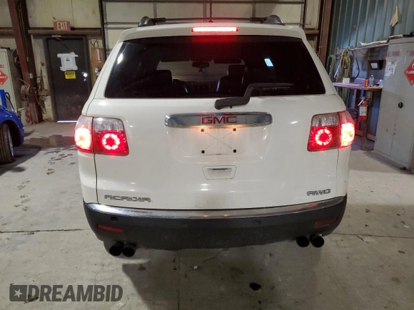 2008 GMC Acadia SLT1 with VIN 1GKEV23708J134349, listed as a Copart auction lot 46836435 with 165,200 mi miles and Salvage Title. Bid and sale history available at DreamBid. Image 6.