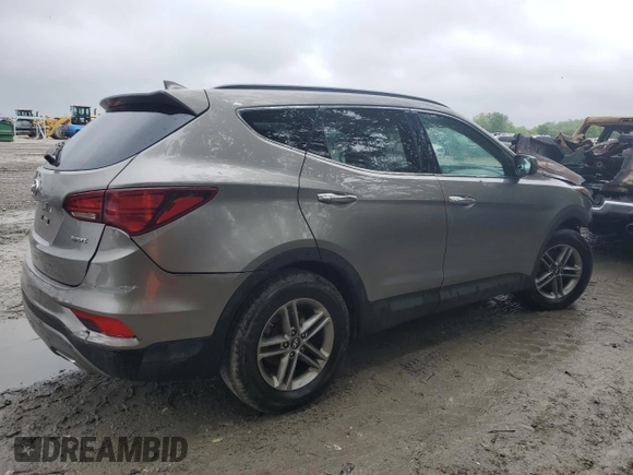 2017 Hyundai Santa Fe 2.4L z VIN 5NMZU3LB8HH032409, wystawiony jako Copart lot #57939915 z przebiegiem 105 494 mil mil oraz Szkoda całkowita • Salvage title. Historia ofert i sprzedaży dostępna na DreamBid. Obrazek 3.