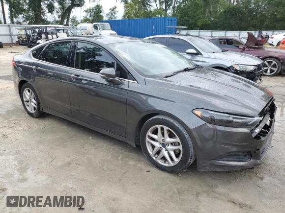 2015 Ford Fusion SE with VIN 3FA6P0H72FR190227, listed as a Copart auction lot 60090595 with 111,197 mi miles and Salvage title. Bid and sale history available at DreamBid. Image 4.