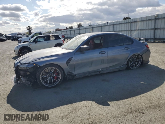 2023 BMW M3 Competition xDrive z VIN WBS43AY02PFP03618, wystawiony jako Copart lot #54060725 z przebiegiem 31 712 mil mil oraz Szkoda całkowita • Salvage title. Historia ofert i sprzedaży dostępna na DreamBid. Obrazek 1.
