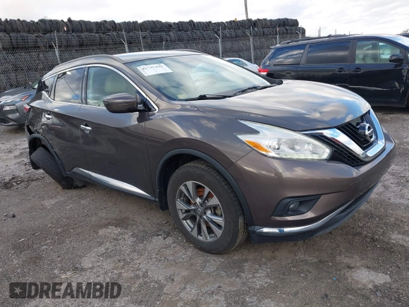2017 Nissan Murano Platinum z VIN 5N1AZ2MH1HN183747, wystawiony jako IAAI lot #41595423 z przebiegiem 84 812 mil mil oraz . Historia ofert i sprzedaży dostępna na DreamBid. Obrazek 1.