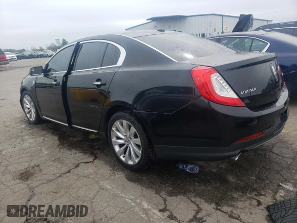 2013 Lincoln MKS with VIN 1LNHL9DK2DG615474, listed as a Copart auction lot 72992954 with 267,975 mi miles and Salvage Title. Bid and sale history available at carsss.com. Image 2.
