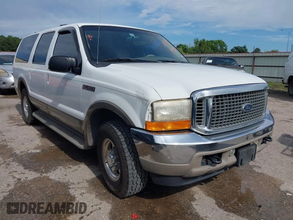2001 Ford Excursion Limited с VIN 1FMNU42L91EC54752, выставлен на аукционе IAAI как лот 42490476 с пробегом 180 533 миль миль и . История ставок и продаж доступна на DreamBid. Изображение 1.