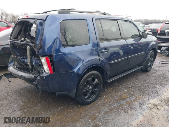 2013 Honda Pilot EX-L with VIN 5FNYF4H74DB055195, listed as a IAAI auction lot 41498013 with 127,725 mi miles and . Bid and sale history available at DreamBid. Image 4.