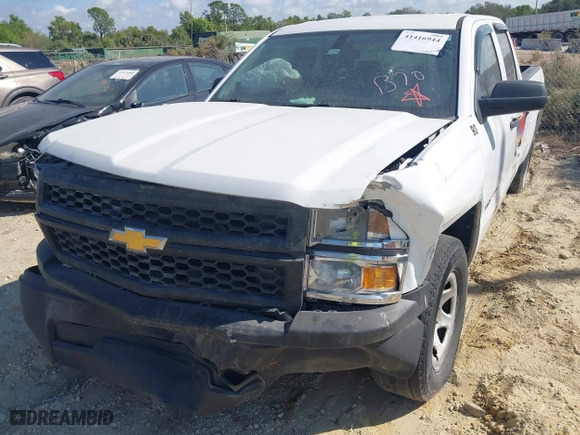 2015 Chevrolet Silverado 1500 LS with VIN 1GCRCPEH5FZ261814, listed as a IAAI auction lot 41416944 with 152,026 mi miles. Bid and sale history available at carsss.com. Image 6.