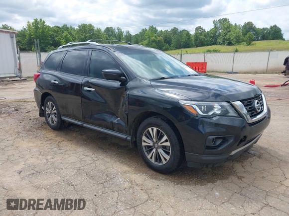 2017 Nissan Pathfinder SV with VIN 5N1DR2MN7HC910579, listed as a IAAI auction lot 42612170 with 153,288 mi miles and . Bid and sale history available at DreamBid. Image 1.