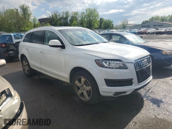 2015 Audi Q7 Premium Plus z VIN WA1LGAFE8FD026827, wystawiony jako Copart lot #55483895 z przebiegiem 102 239 mil mil oraz Szkoda całkowita • Salvage title. Historia ofert i sprzedaży dostępna na DreamBid. Obrazek 4.