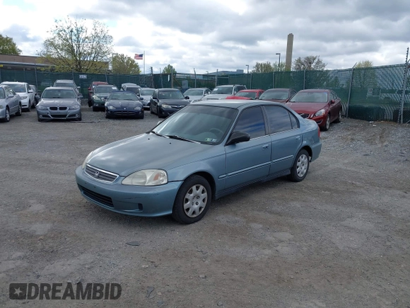 2000 Honda Civic VP with VIN 2HGEJ6614YH547366, listed as a IAAI auction lot 42059413 with 139,669 mi miles. Bid and sale history available at carsss.com. Image 2.
