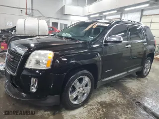 2012 GMC Terrain SLT-2 with VIN 2GKFLXE56C6242869, listed as a Copart auction lot 45927785 with 141,367 mi miles and Salvage Title. Bid and sale history available at carsss.com. Image 1.