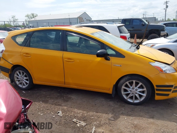 2014 Toyota Prius Two with VIN JTDZN3EU6EJ006859, listed as a IAAI auction lot 42111440 with 445,042 mi miles and . Bid and sale history available at DreamBid. Image 13.
