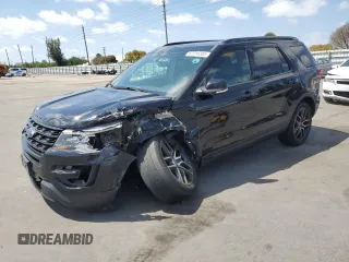 2017 Ford Explorer Sport z VIN 1FM5K8GT1HGC74076, wystawiony jako Copart lot #52010385 z przebiegiem 95 450 mil mil oraz Nie do naprawy • Non repairable. Historia ofert i sprzedaży dostępna na DreamBid. Obrazek 1.