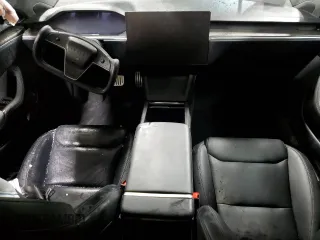2022 Tesla Model S Plaid with VIN 5YJSA1E64NF466001, listed as a Copart auction lot 49312365 with Not Provided miles and Salvage Title. Bid and sale history available at carsss.com. Image 8.