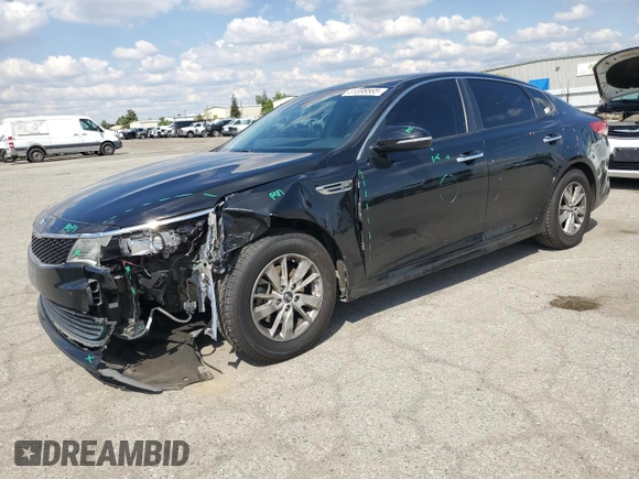 2018 Kia Optima S with VIN 5XXGT4L33JG249315, listed as a Copart auction lot 51698565 with 91,717 mi miles and Salvage Title. Bid and sale history available at carsss.com. Image 1.