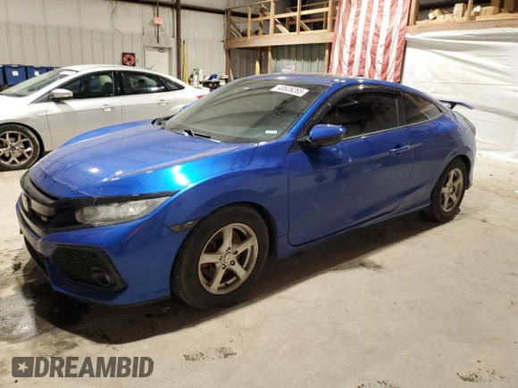 2018 Honda Civic Si with VIN 2HGFC3A58JH752704, listed as a Copart auction lot 43626265 with 125,929 mi miles and Salvage Title. Bid and sale history available at DreamBid. Image 1.