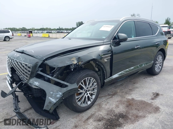 2025 Genesis GV80 Standard z VIN KMUHFESBXSU255275, wystawiony jako IAAI lot #42399412 z przebiegiem 7 084 mil mil oraz . Historia ofert i sprzedaży dostępna na DreamBid. Obrazek 16.