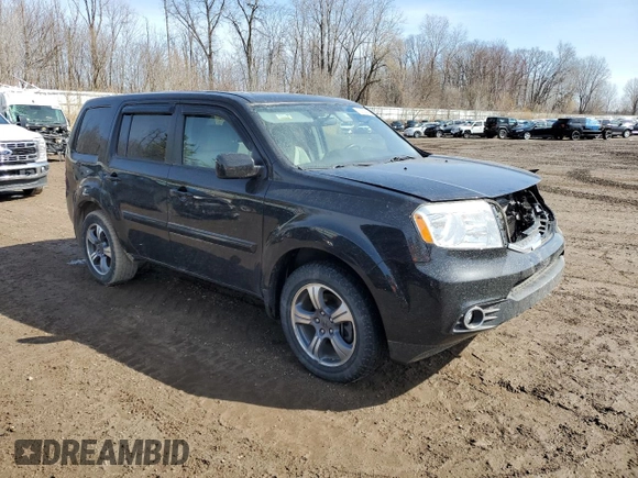 2015 Honda Pilot SE with VIN 5FNYF4H35FB022190, listed as a Copart auction lot 50025885 with 91,215 mi miles and Non Repairable. Bid and sale history available at DreamBid. Image 4.