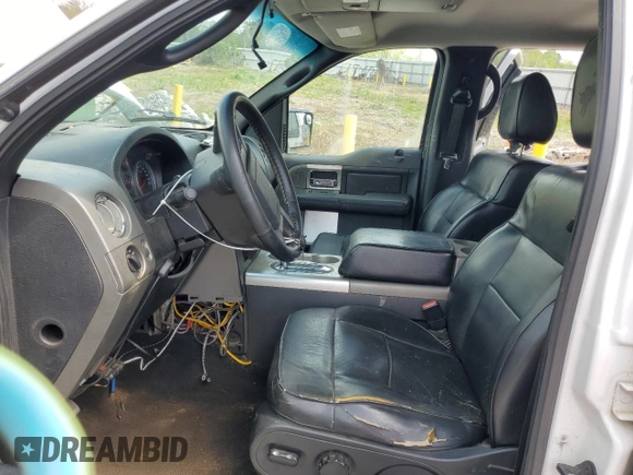 2006 Ford F-150 XLT with VIN 1FTPW14556FB54072, listed as a Copart auction lot 50732555 with 163,035 mi miles and Salvage Title. Bid and sale history available at carsss.com. Image 7.