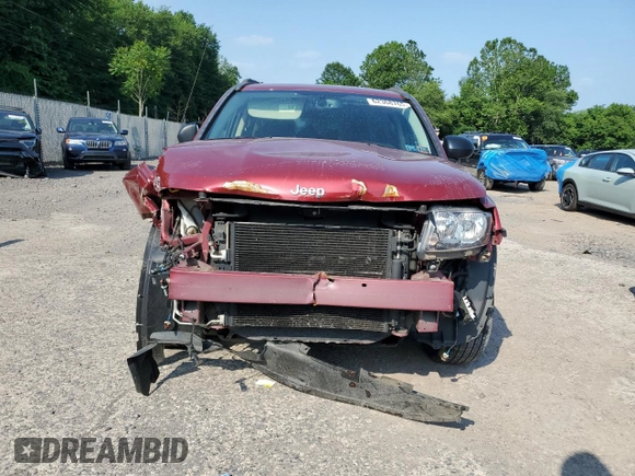 2016 Jeep Compass Sport with VIN 1C4NJDBB3GD722882, listed as a Copart auction lot 62368765 with Not provided miles and Salvage title. Bid and sale history available at DreamBid. Image 5.